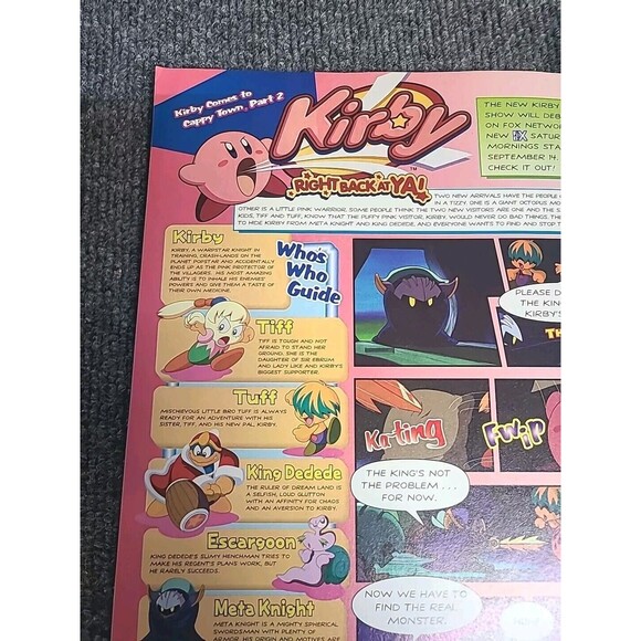 Vintage Nintendo Power Magazine Vol. 159 Mickey Mouse w/poster Kirby comic - Picture 8 of 8